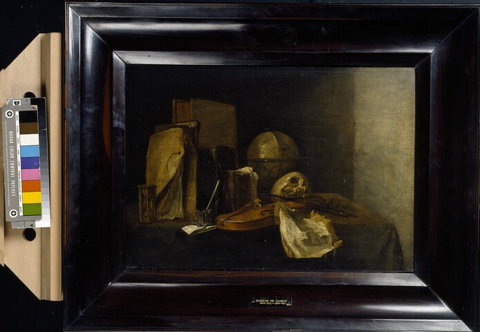 Vanitas Still Life with a Violin