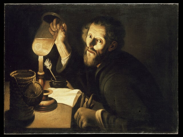 A Physician with a Urine Sample
