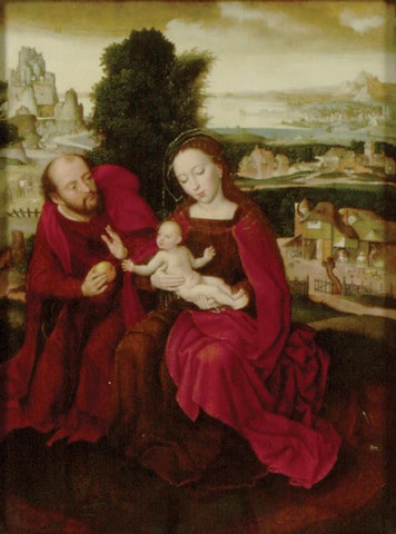 The Holy Family in a Landscape