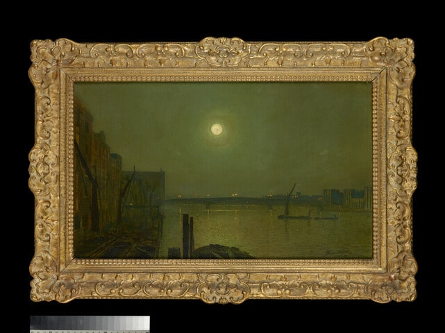 View of Southwark Bridge at Night