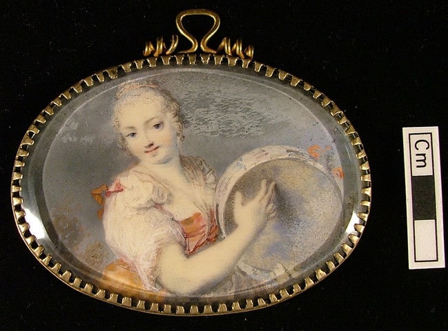 Portrait of a Young Woman with Tambourine