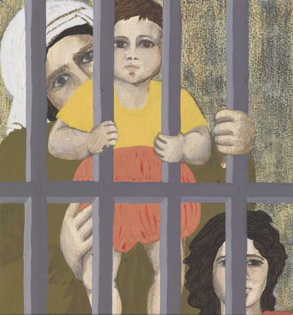 ‘Prison Paintings 16‘, Gulsun Karamustafa, 1972 | Tate