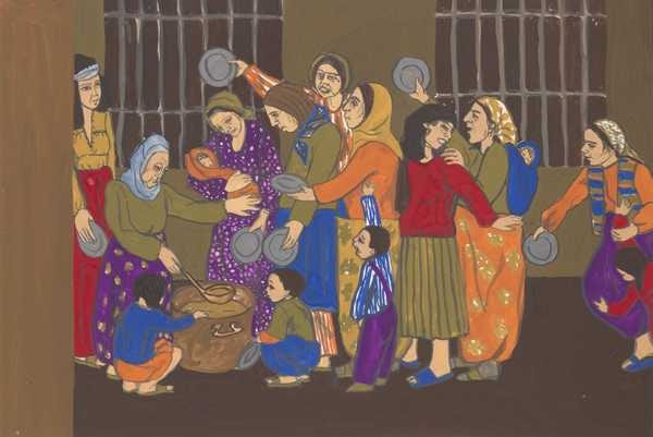 ‘Prison Paintings 11‘, Gulsun Karamustafa, 1972 | Tate