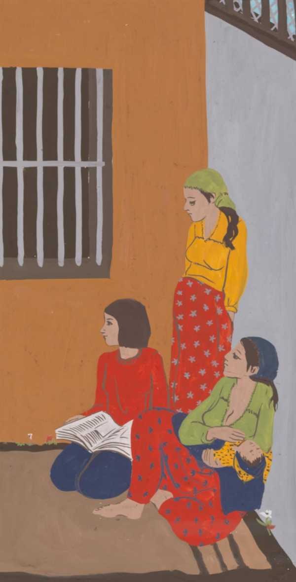 ‘Prison Paintings 8‘, Gulsun Karamustafa, 1972 | Tate