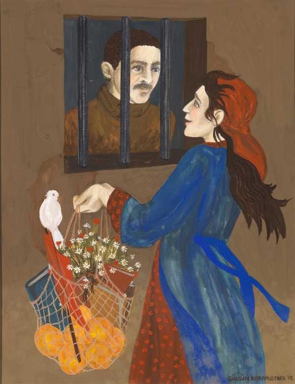 ‘Prison Paintings 2‘, Gulsun Karamustafa, 1978 | Tate