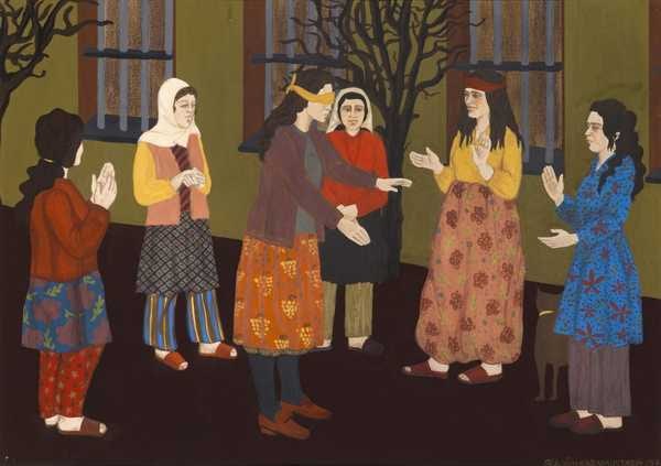 ‘Prison Paintings 1‘, Gulsun Karamustafa, 1978 | Tate