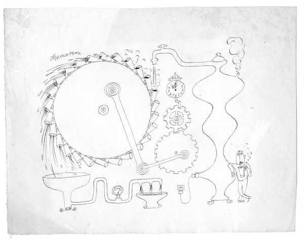‘Science and Technology IV (the tea break)‘, Franciszka Themerson, 1954 | Tate