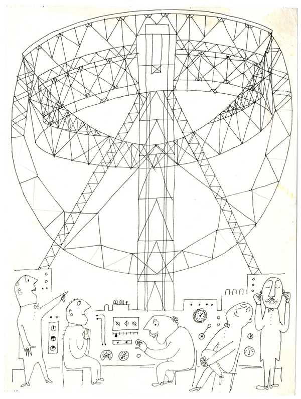 ‘Science and Technology I (radio-astronomy)‘, Franciszka Themerson, 1954 | Tate