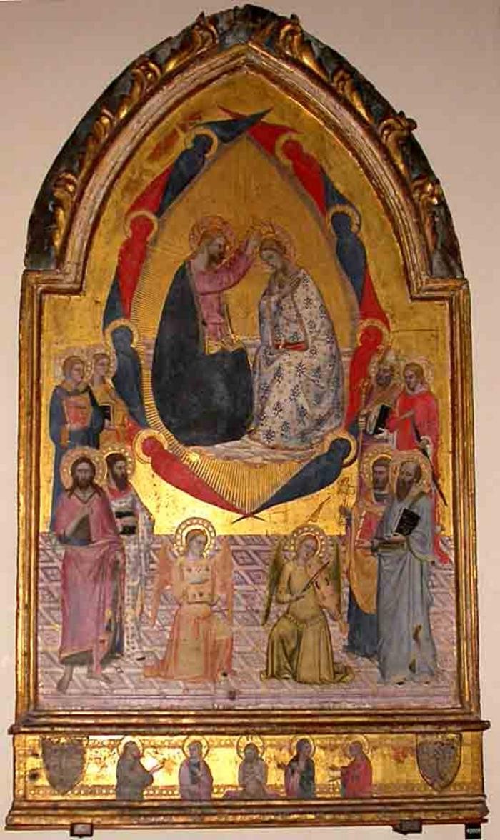 Ancona: Incoronazione della Vergine con angeli e i Santi Pietro, Pa...