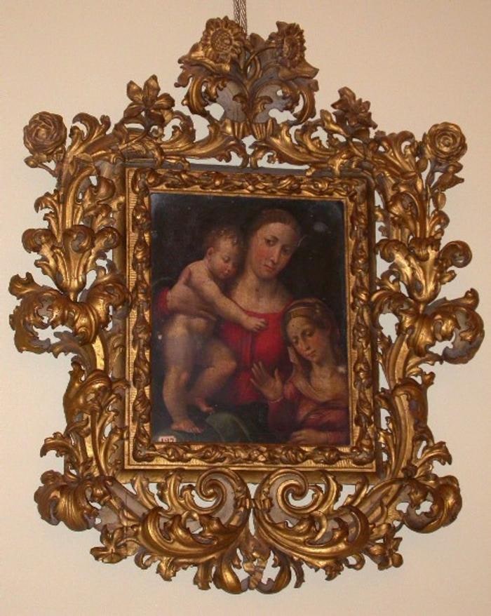 Madonna col Bambino e Santa Caterina (?)