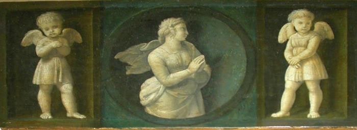 Scomparto di predella con le tre Virtù Teologali: Speranza