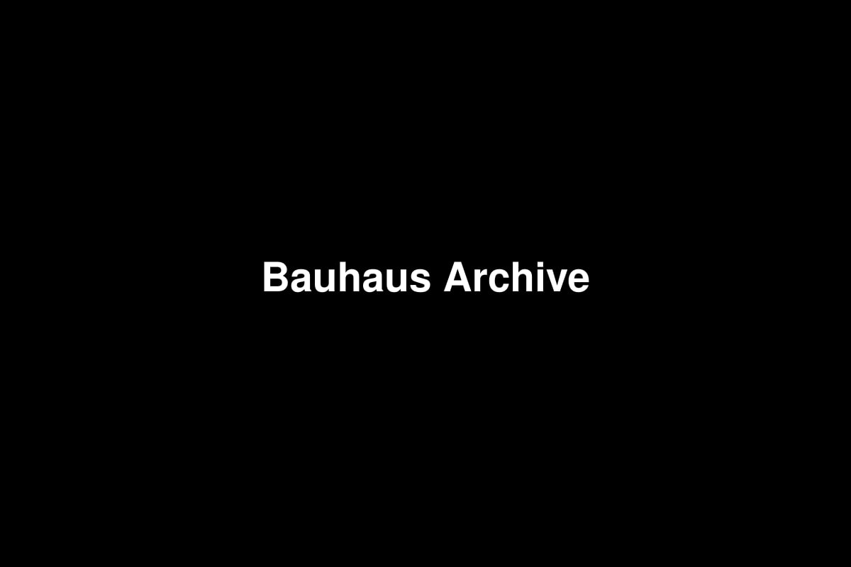 original bauhaus