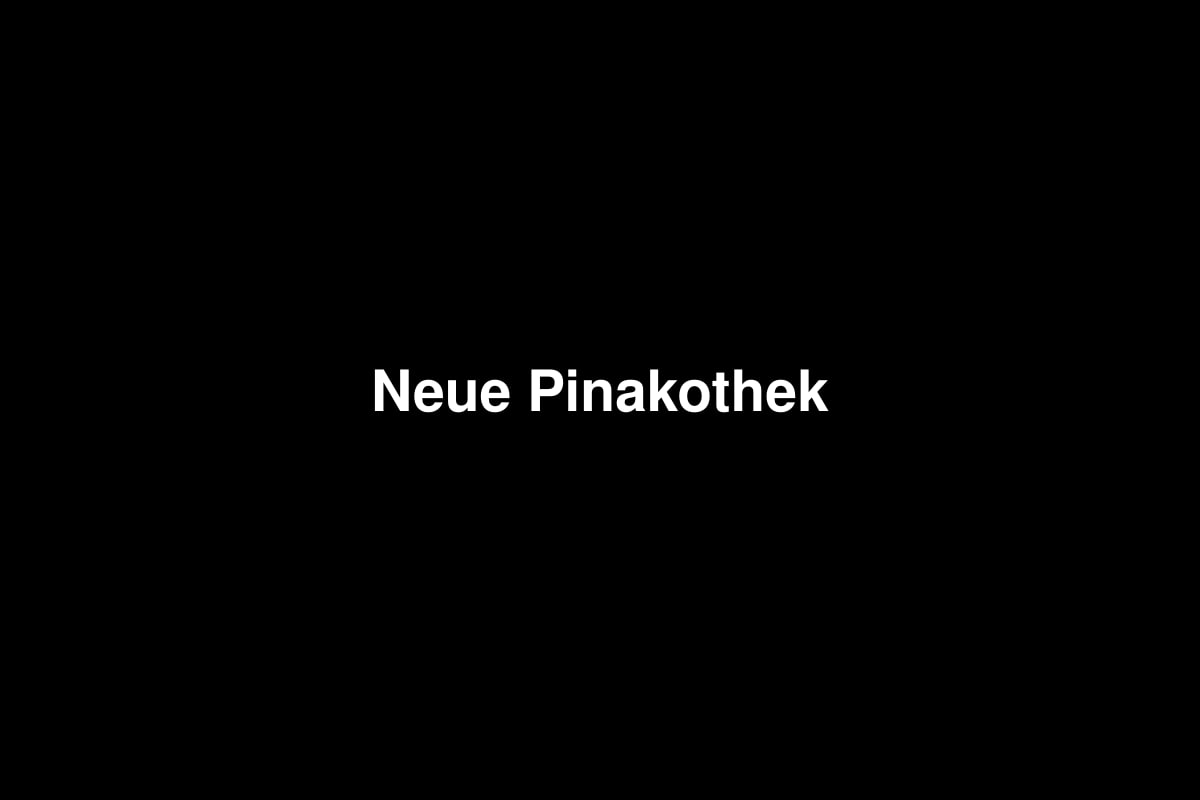 From Turner to van Gogh: Masterpieces from the Neue Pinakothek at the Alte Pinakothek